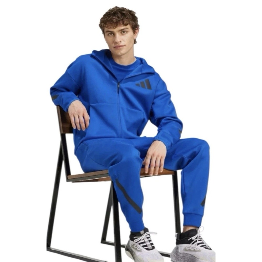 Size Medium- Complete Tracksuit adidas Z.N.E. Blue Jacket + Pants JF6541 JF6388